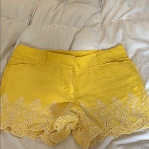 LOFT yellow shorts